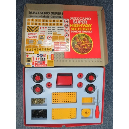 41 - 1970s Meccano Super Highway Multikit and Highway Multikit (part-complete), plus additional spare par... 