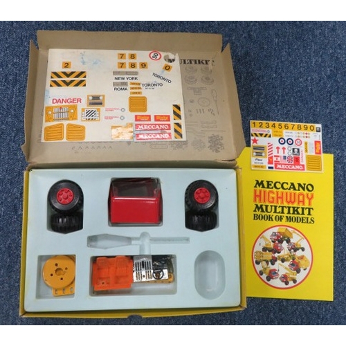 41 - 1970s Meccano Super Highway Multikit and Highway Multikit (part-complete), plus additional spare par... 