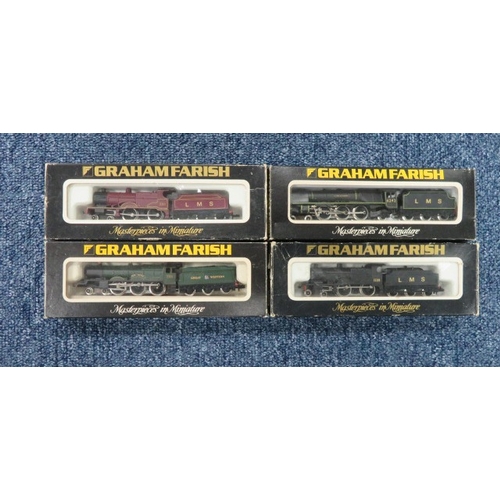 16 - Graham Farish locomotive collection, generally excellent in  good plus boxes, with GWR green 7028 Cl... 