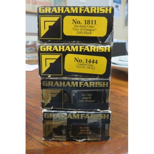 16 - Graham Farish locomotive collection, generally excellent in  good plus boxes, with GWR green 7028 Cl... 