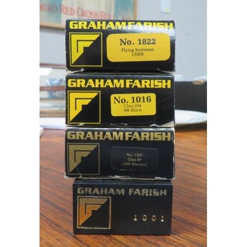 17 - Graham Farish locomotive collection, generally excellent in  good plus boxes, with 5 Pole motor LNER... 