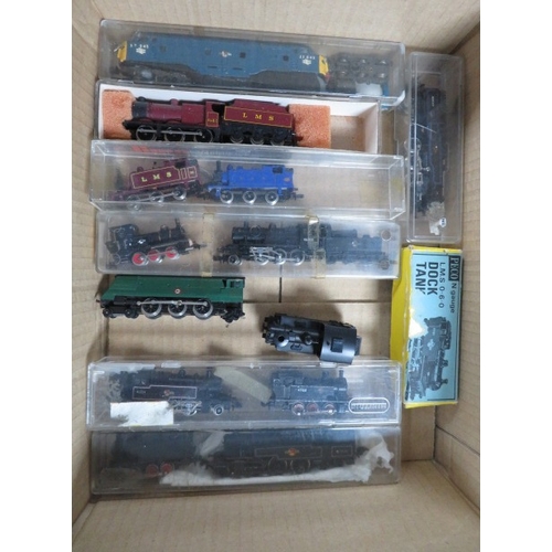 28 - N gauge locomotives (14), range of makes, generally excellent to good in good or better boxes/cases ... 