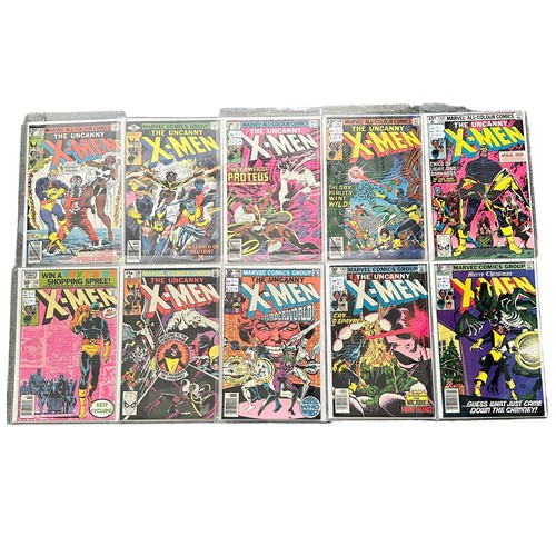 534 - Marvel Comics The Uncanny X-Men 1979-1981 Nos 124, 126, 127, 128, 136, 138, 139, 143, 144, 146: All ... 