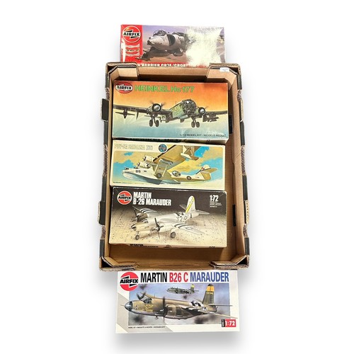 84 - Airfix 1/48th to 1/72nd scale aircraft unmade kits, generally excellent in good plus to good boxes, ... 