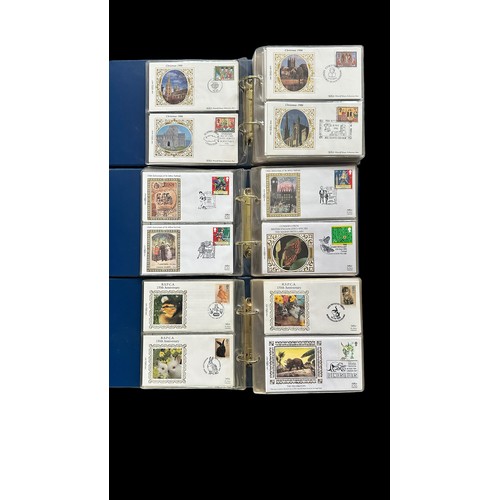 157 - Benham Covers, three albums of Benham illustrated Covers 1981-1993, most with special handstamps. To... 