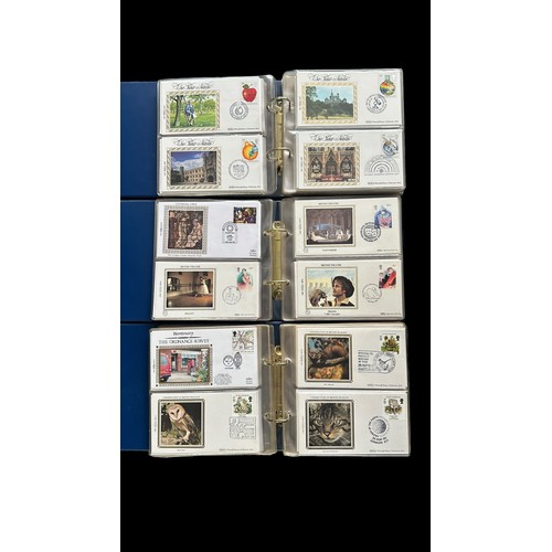 157 - Benham Covers, three albums of Benham illustrated Covers 1981-1993, most with special handstamps. To... 