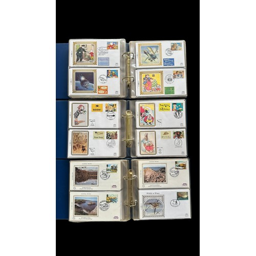 157 - Benham Covers, three albums of Benham illustrated Covers 1981-1993, most with special handstamps. To... 