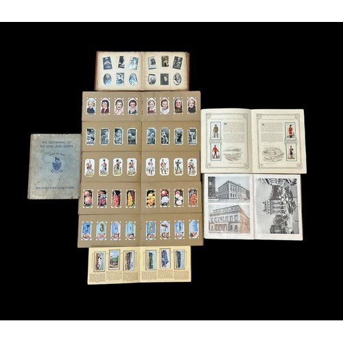 296 - A range of cigarette cards etc with an 