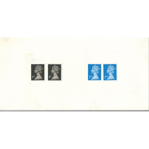 184 - Great Britain Queen Elizabeth II 1989 Non-Value Indicators 1st Class (806) & 2nd Class (148) proofs ... 