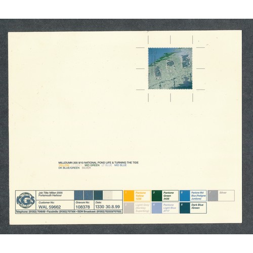 206 - Great Britain, 2000 Millennium Projects ‘Water and Coast’ glossy colour proofs. Including 26p Frog’s... 