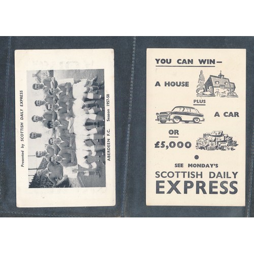 384 - CELTIC, RANGERS, ABERDEEN etc Scottish Daily Express soccer cards. 10 cards.