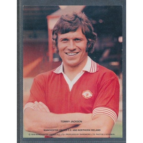 385 - MANCHESTER UNITED 1970's Randmore County Press cards. 10 cards.