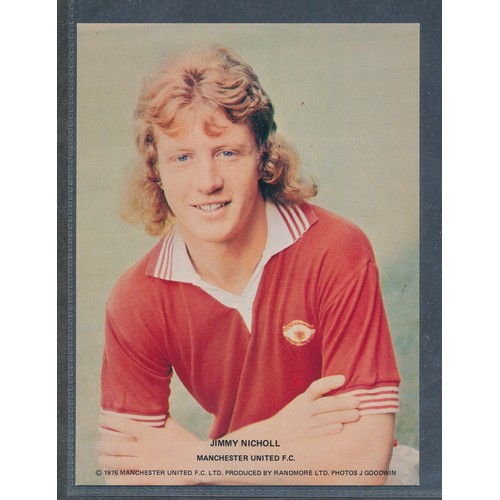 385 - MANCHESTER UNITED 1970's Randmore County Press cards. 10 cards.