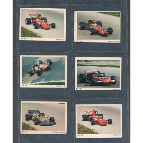 391 - FORMULA ONE & MOTOR SPORT cards collection, MOTO-GP INDY500 NASCAR F1 GRAND PRIX SPORTS TOURING CARS... 