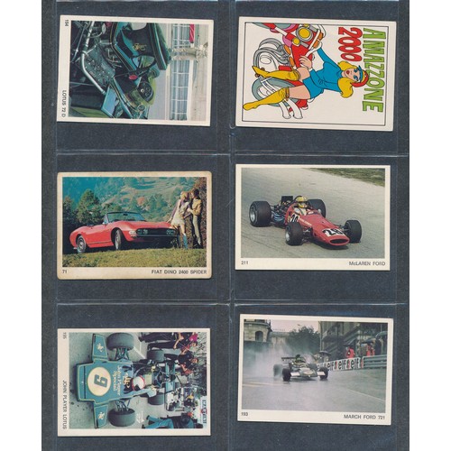 391 - FORMULA ONE & MOTOR SPORT cards collection, MOTO-GP INDY500 NASCAR F1 GRAND PRIX SPORTS TOURING CARS... 