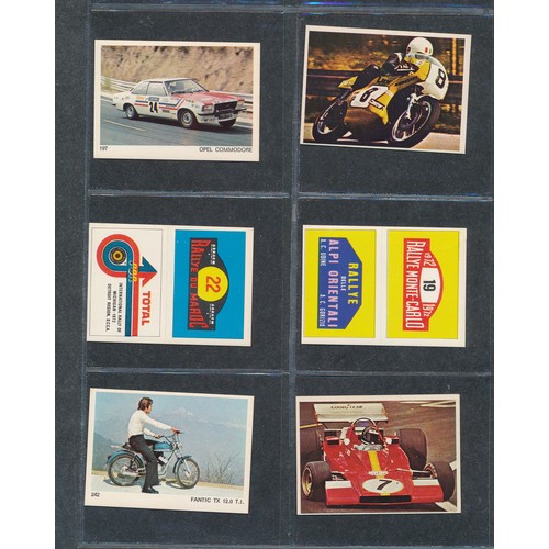 391 - FORMULA ONE & MOTOR SPORT cards collection, MOTO-GP INDY500 NASCAR F1 GRAND PRIX SPORTS TOURING CARS... 