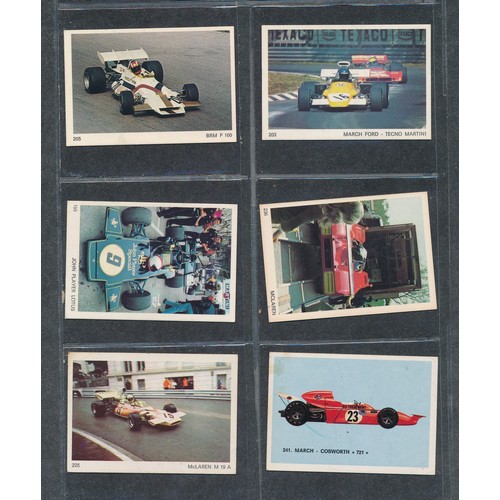 391 - FORMULA ONE & MOTOR SPORT cards collection, MOTO-GP INDY500 NASCAR F1 GRAND PRIX SPORTS TOURING CARS... 