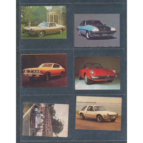 392 - FORMULA ONE & MOTOR SPORT 1972 cards collection by Bimbo Bruguera, Spain. Mixed condition. 72 cards