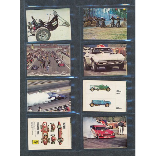 393 - FORMULA ONE Transimage motor sport cards collection, MOTO-GP INDY500 NASCAR F1 GRAND PRIX  etc. 1977... 