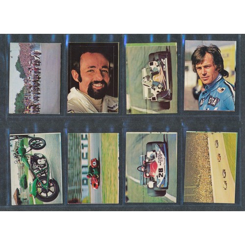 393 - FORMULA ONE Transimage motor sport cards collection, MOTO-GP INDY500 NASCAR F1 GRAND PRIX  etc. 1977... 