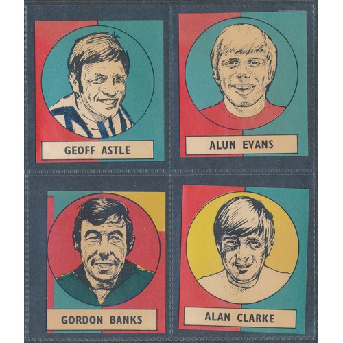 421 - BAB PRODUCTS 1970's Soccer Stars laminated cards. 16 cards.