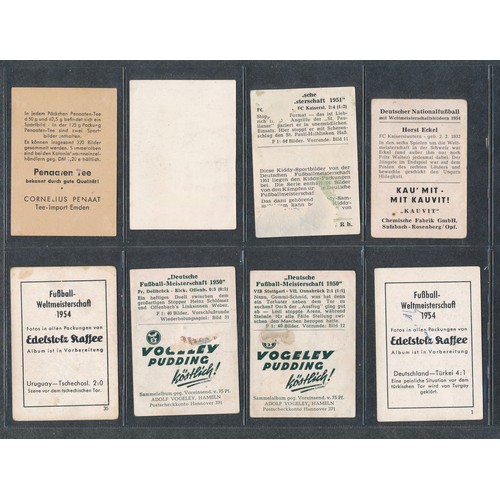 397 - GERMAN VINTAGE SOCCER CARDS 1920's-1950s collection. 48 cards.