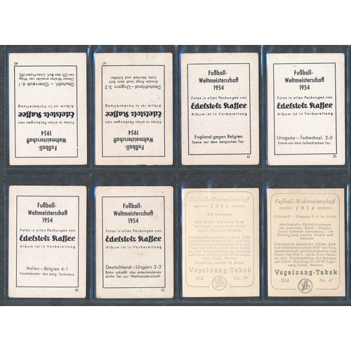 397 - GERMAN VINTAGE SOCCER CARDS 1920's-1950s collection. 48 cards.