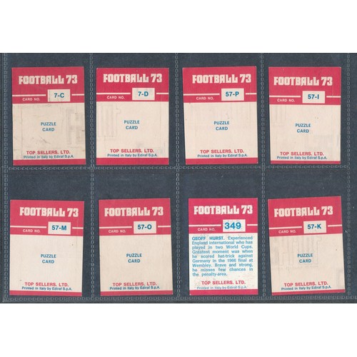 422 - TOP SELLERS (PANINI) and WILLIAMS FORLAG soccer cards, Bobby Moore, George Best etc. Mixed condition... 