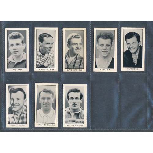 423 - DC THOMSON 1958 SET Stars of Sport & Entertainment, Bobby Charlton, Elvis Presley, Floyd Patterson, ... 