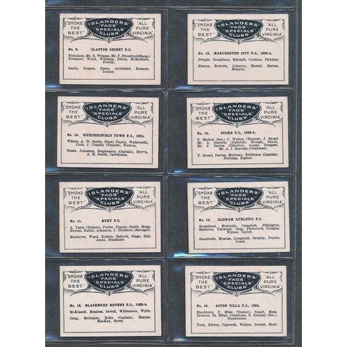 311 - BUCKTROUT TOBACCO 1930 Soccer Teams set. 50 cards.