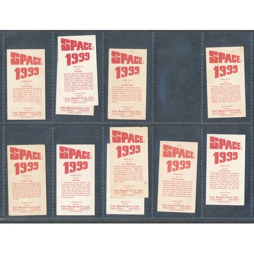 407 - BARRATT & CO., SPACE 1999 cards, part set, some duplicates. 50 cards.