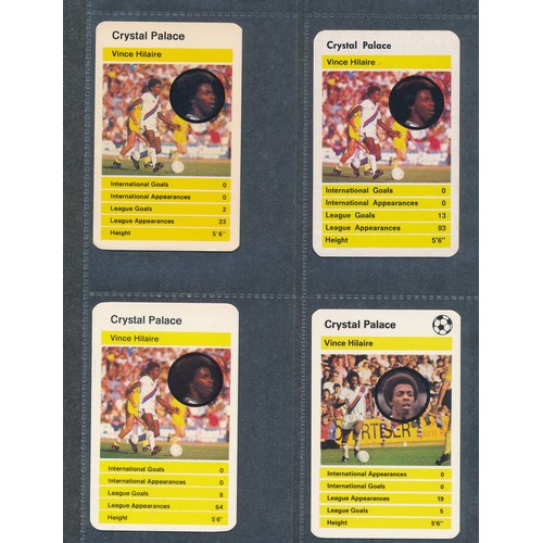 401 - CRYSTAL PALACE gum cards collection, A&BC Gum, Top Trumps - with data change variations; mostly clea... 