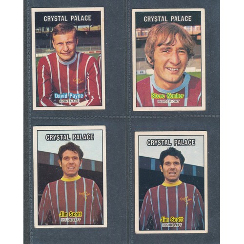 401 - CRYSTAL PALACE gum cards collection, A&BC Gum, Top Trumps - with data change variations; mostly clea... 