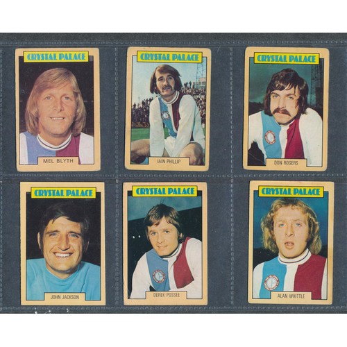 401 - CRYSTAL PALACE gum cards collection, A&BC Gum, Top Trumps - with data change variations; mostly clea... 