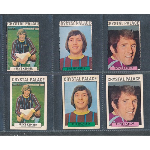 401 - CRYSTAL PALACE gum cards collection, A&BC Gum, Top Trumps - with data change variations; mostly clea... 