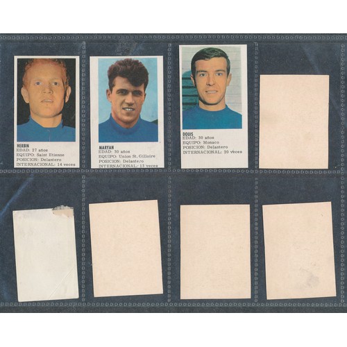 402 - CIBELES & CASERA 1966 & 1970 rare variations of England FHER FKS soccer stars cards from Spain; also... 