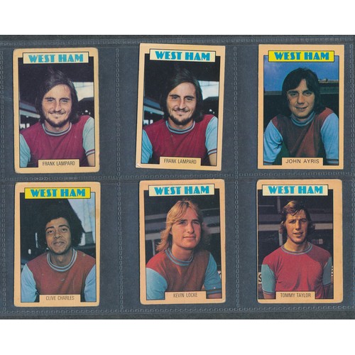 408 - WEST HAM UNITED Collection, A&BC Gum cards etc 36 cards.