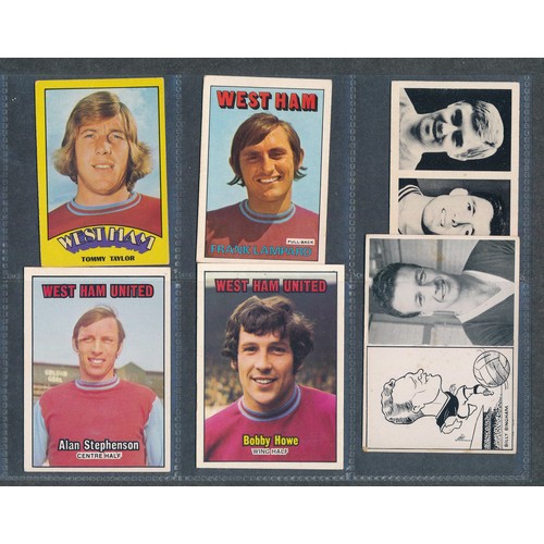 408 - WEST HAM UNITED Collection, A&BC Gum cards etc 36 cards.