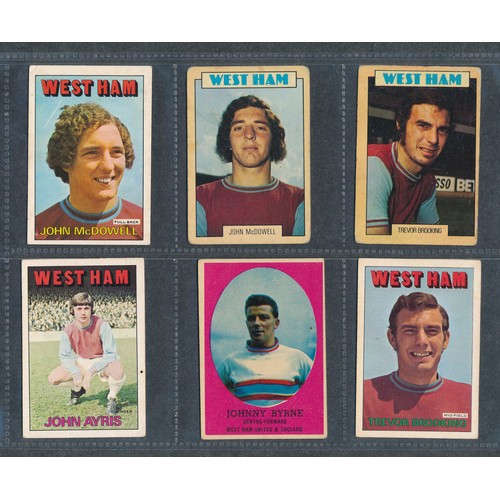 408 - WEST HAM UNITED Collection, A&BC Gum cards etc 36 cards.