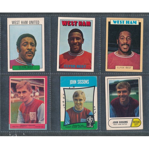 408 - WEST HAM UNITED Collection, A&BC Gum cards etc 36 cards.