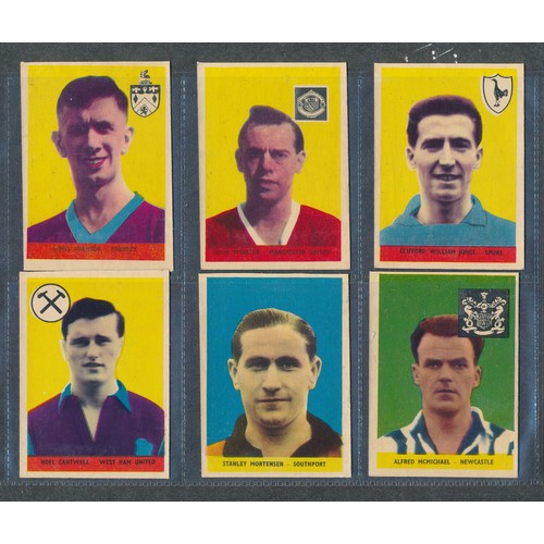 409 - A&BC GUM 1958 Footballer cards, 2nd series (high numbers), mixed condition, some duplication, clean ... 