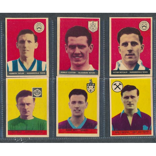 409 - A&BC GUM 1958 Footballer cards, 2nd series (high numbers), mixed condition, some duplication, clean ... 