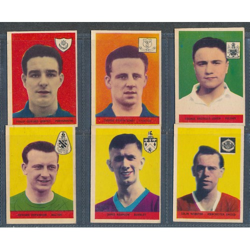 409 - A&BC GUM 1958 Footballer cards, 2nd series (high numbers), mixed condition, some duplication, clean ... 