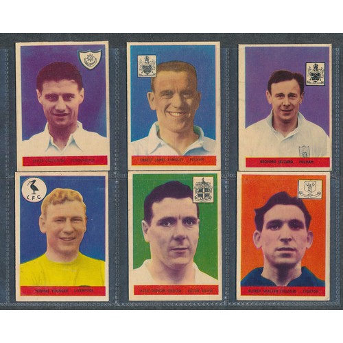 409 - A&BC GUM 1958 Footballer cards, 2nd series (high numbers), mixed condition, some duplication, clean ... 