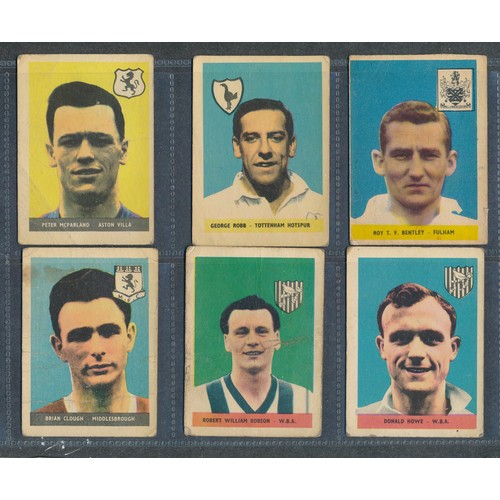 409 - A&BC GUM 1958 Footballer cards, 2nd series (high numbers), mixed condition, some duplication, clean ... 