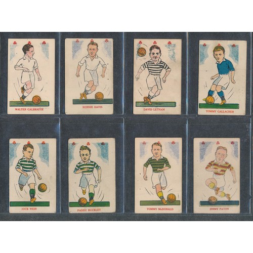 424 - KIDDY's FAVOURITES 1949 Popular Players, Bobby Collins rookie card; hearts (10 hearts) and clubs (47... 