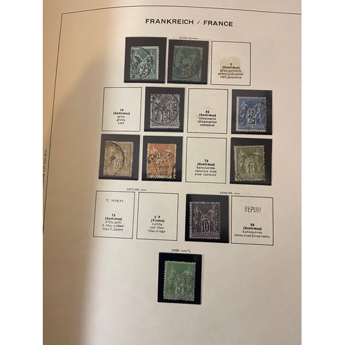 33 - France 1877-1957 M and U collection in Schaubek album, including commemorative and definitive sets e... 