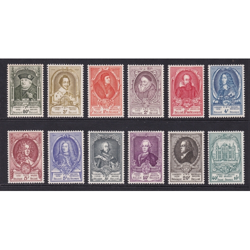 21 - Belgium 1952 13th U.P.U. Congress set (SG 1398-1409), M, Cat Val £375