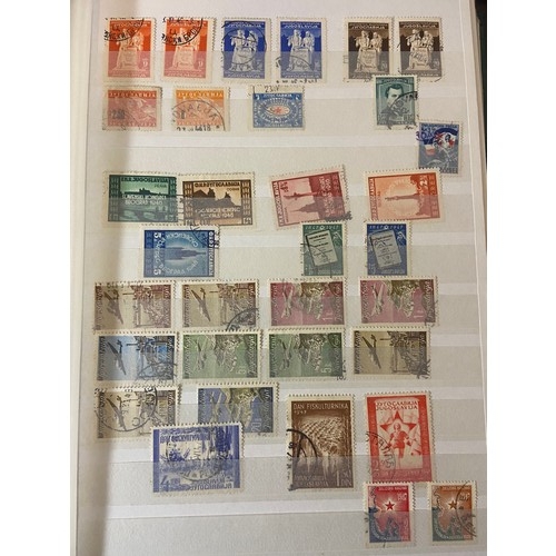 77 - Yugoslavia early to modern, M/UM and U collection in large stockbook, including M/S`s, blocks, comme... 