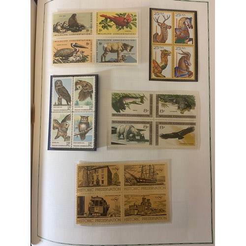 76 - United States of America middle to modern, M/UM and U collection in album, with a selection of bookl... 